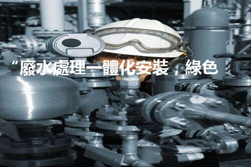 “廢水處理一體化安裝，綠色環(huán)保新標(biāo)桿！